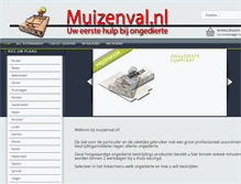 Tablet Screenshot of muizenval.nl